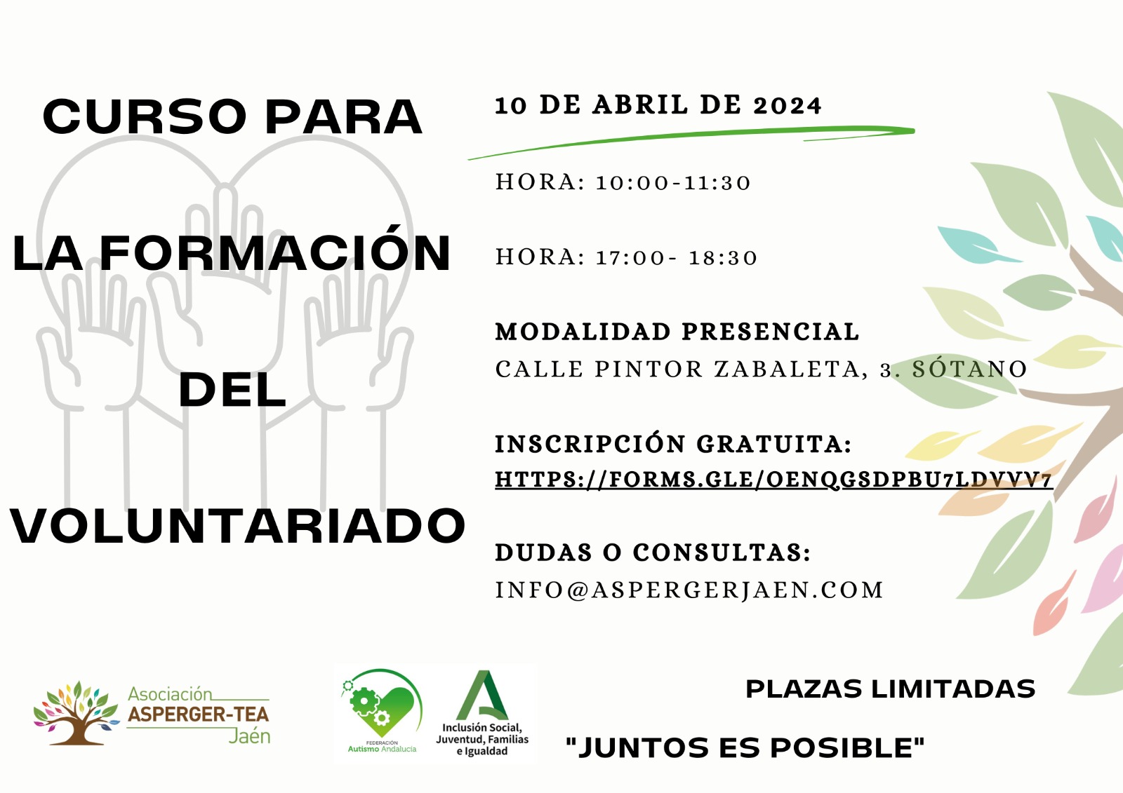 Curso de formación para el voluntariado-Programa SAPI